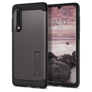 Spigen Slim Armor хибриден кейс с най-висока степен на защита за Huawei P30, Gunmetal