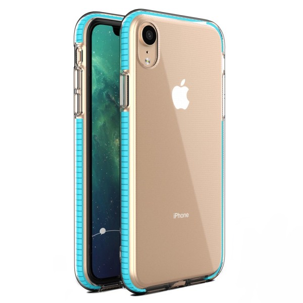 Spring Case за iPhone XR light blue