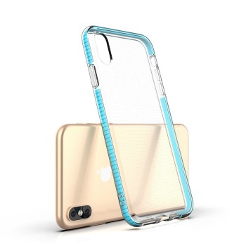 Spring Case за iPhone XS Max light blue