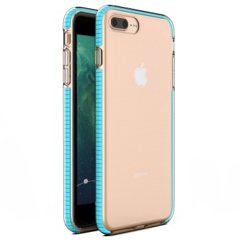Spring Case за iPhone 8 Plus / iPhone 7 Plus light blue