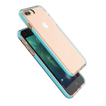 Spring Case за iPhone 8 Plus / iPhone 7 Plus light blue