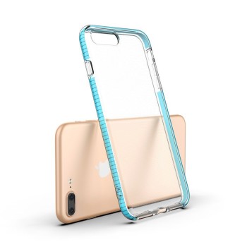 Spring Case за iPhone 8 Plus / iPhone 7 Plus light blue