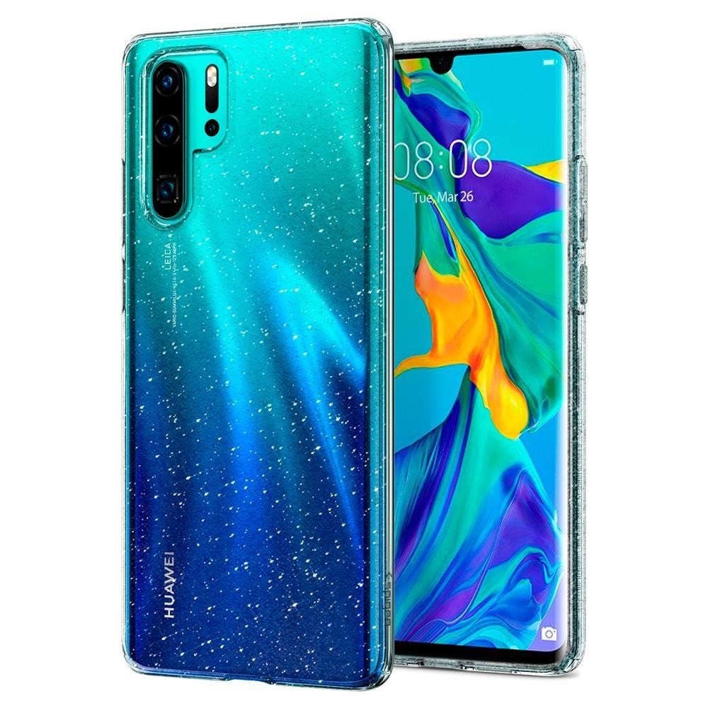 Spigen Liquid Crystal тънък силиконов (TPU) калъф за Huawei P30 Pro, Glitter Crystal