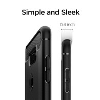 Spigen Rugged Armor удароустойчив силиконов (TPU) калъф за LG V30, Black