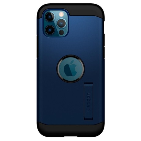 Калъф Spigen Tough Armor за iPhone 12/12 Pro, Navy Blue