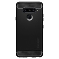Spigen Rugged Armor удароустойчив силиконов (TPU) калъф за LG V40 Thinq, Black