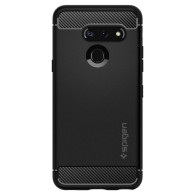 Spigen Rugged Armor удароустойчив силиконов (TPU) калъф за LG G8 Thinq, Black