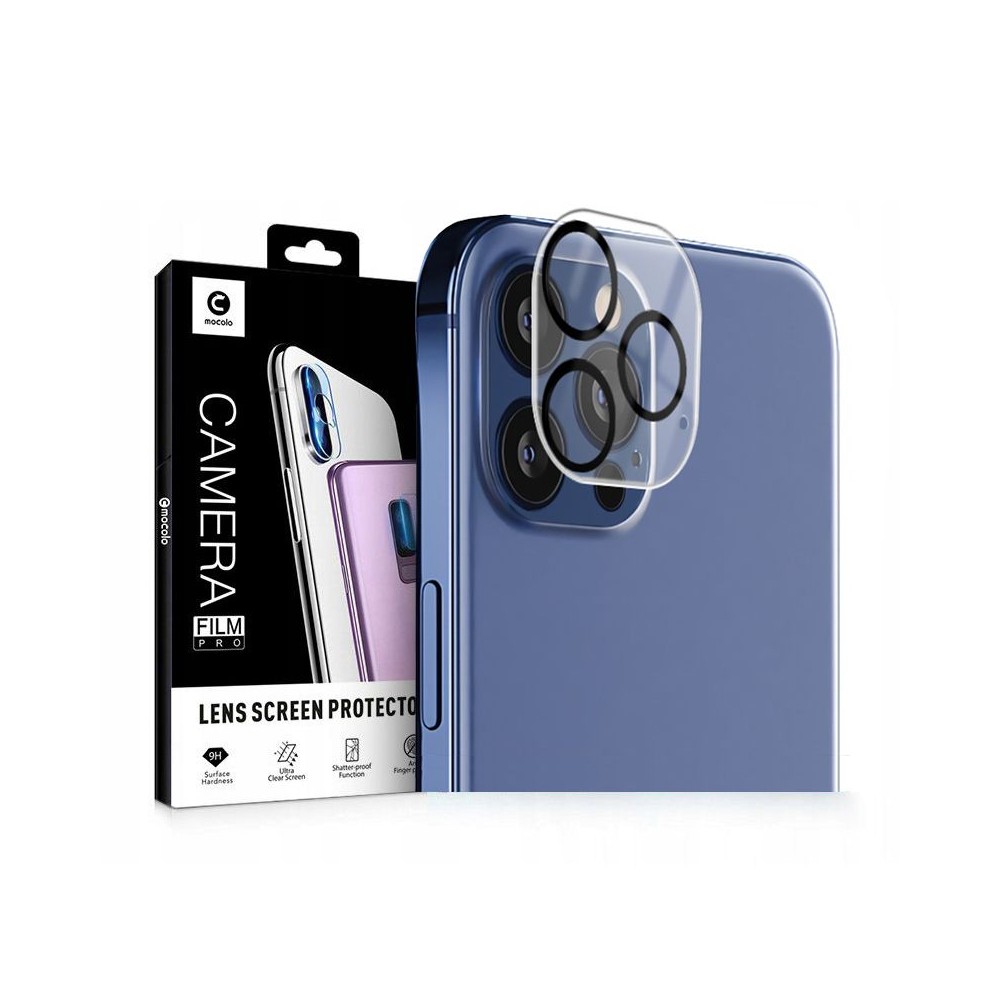 Стъклен протектор MOCOLO TG+ CAMERA LENS за IPHONE 12 PRO, Прозрачен