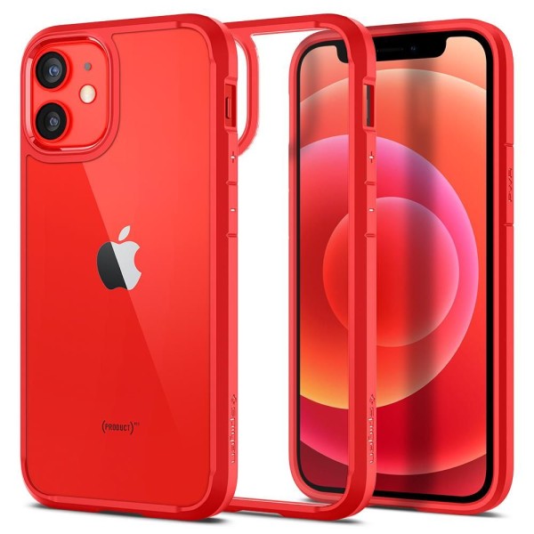 Калъф Spigen Ultra Hybrid за iPhone 12 Mini, Red