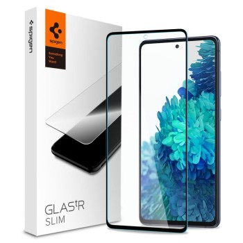 Стъклен Протектор  Spigen Glass FC за Samsung Galaxy S20 FE, Black