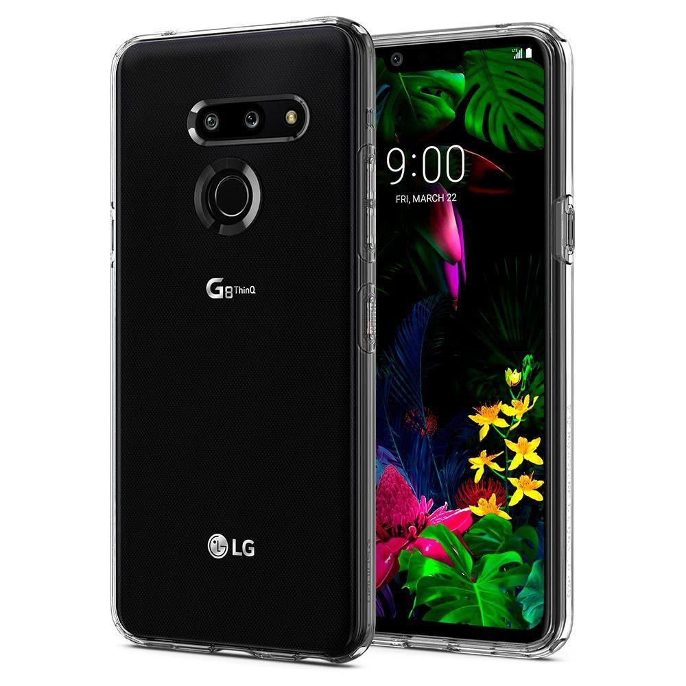 Spigen Liquid Crystal тънък силиконов (TPU) калъф за LG G8 Thinq, Crystal Clear