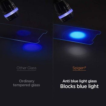 Калъф Spigen GLAS.TR AntiBlue за iPhone 12 Mini