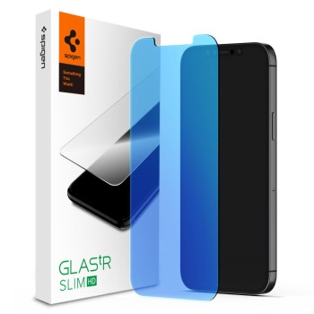 Калъф Spigen GLAS.TR AntiBlue за iPhone 12 Pro Max