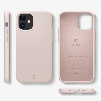 Калъф Spigen Cyrill Silicone за iPhone 12 Mini, Pink Sand