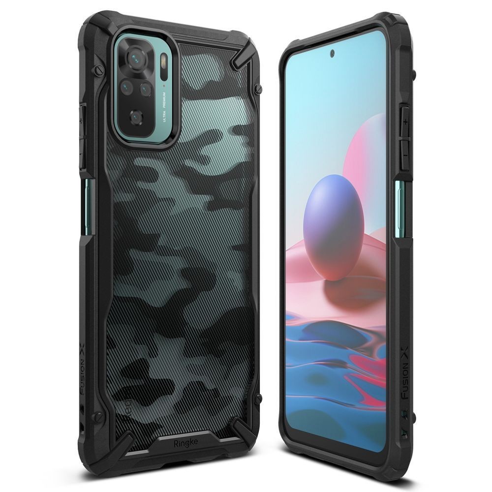 Калъф RINGKE FUSION X за XIAOMI REDMI NOTE 10/10S, Camo black