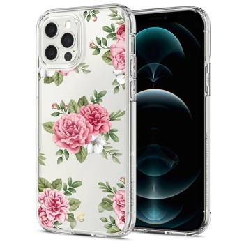 Калъф Spigen Cyrill Cecile за iPhone 12/12 Pro, Pink Floral