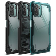 Калъф RINGKE FUSION X за XIAOMI REDMI NOTE 10/10S, Turquoise green