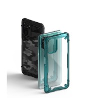 Калъф RINGKE FUSION X за XIAOMI REDMI NOTE 10/10S, Turquoise green