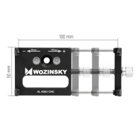Wozinsky Adjustable Phone Bike Mount Holder (WBHBK1) универсална поставка за колело за мобилни телефони, Черен)