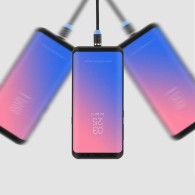 Wozinsky Magnetic кабел с магнитен накрайник с USB-C, MicroUSB и Lightning конектор