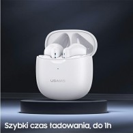 USAMS Слушалки Bluetooth 5.0 TWS IA series  white
