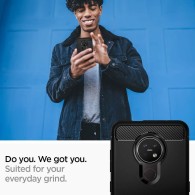 Spigen Rugged Armor удароустойчив силиконов (TPU) калъф за Nokia 6.2 / 7.2, Matte Black