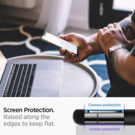 Spigen Rugged Armor удароустойчив силиконов (TPU) калъф за Nokia 6.2 / 7.2, Matte Black