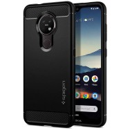 Spigen Rugged Armor удароустойчив силиконов (TPU) калъф за Nokia 6.2 / 7.2, Matte Black