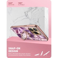 Калъф SUPCASE IBLSN COSMO SNAP за IPHONE 13 PRO MAX, Marble purple
