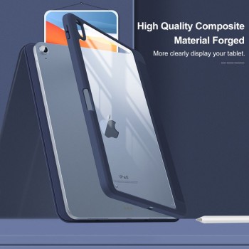 Калъф Infiland Crystal за iPad Air 4 (2020), Navy Blue