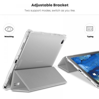 Калъф Infiland Smart Stand за Samsung Galaxy Tab A7 10.4" (T500/T505) Silver