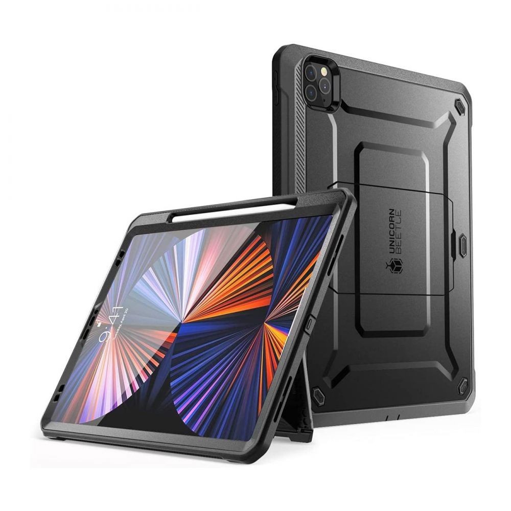 Калъф SUPCASE UNICORN BEETLE PRO PENCIL за IPAD PRO 12.9 2021, Черен