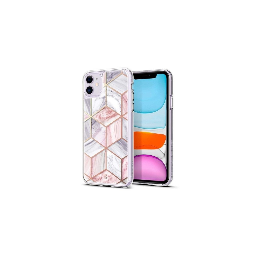 Spigen Ciel Etoile дизайнерски удароустойчив кейс за iPhone 11, Pink Marble