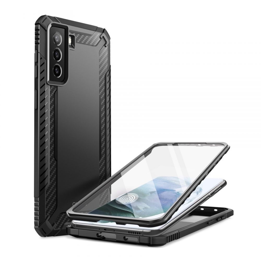 Калъф SUPCASE CLAYCO XENON за SAMSUNG GALAXY S21, Черен