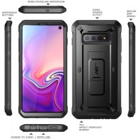 Калъф SUPCASE UNICORN BEETLE PRO за SAMSUNG GALAXY S10+ PLUS, Черен