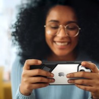 Калъф Ugreen Fusion Kickstand Case hard case with TPU frame and kickstand за iPhone 13 Pro (90153), Черен