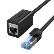 Кабел Ugreen extensnion, Ethernet RJ45 Cat8, 40000 Mbps/ 40 Gbps internet 1m. (NW192), Черен