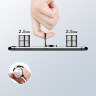 Стойка с пръстен Ugreen self-adhesive ring holder kickstand (LP133 30435), Черен