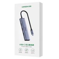 Хъб Ugreen USB Type C - 4x USB 3.2 Gen 1, Hub (CM473 20841), Silver