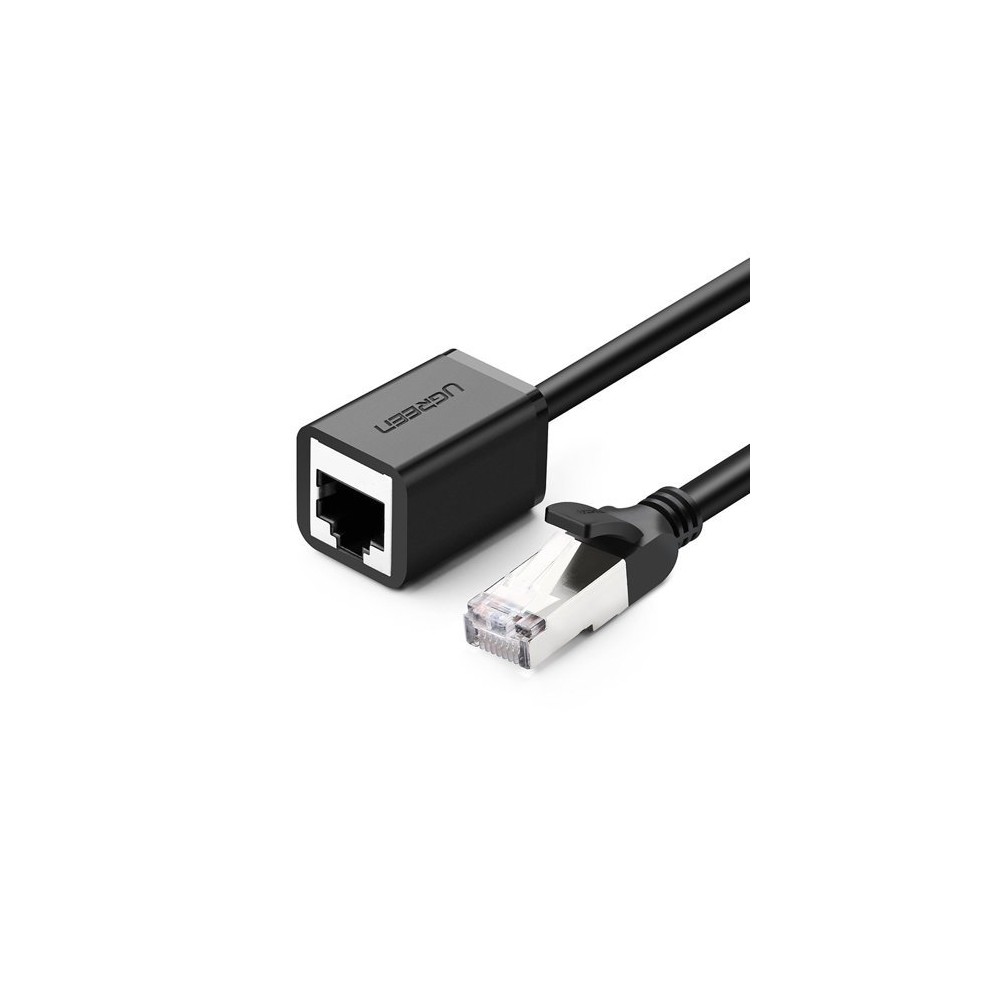 Кабел Ugreen Ethernet RJ45 Cat 6 FTP 1000 Mbps internet кабел 0,5m. (NW112 11278), Черен
