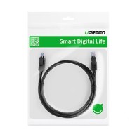 Кабел Ugreen Flat Ethernet patchcord, RJ45 Cat 6 UTP, 1000Mbps, 1m. (50173 NW102), Бял