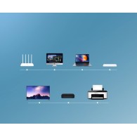 Кабел Ugreen Flat Ethernet patchcord, RJ45 Cat 6 UTP, 1000Mbps, 1m. (50173 NW102), Бял