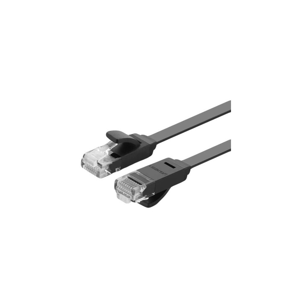 Кабел Ugreen Flat Ethernet patchcord, RJ45 Cat 6 UTP, 1000Mbps, 1m. (50173 NW102), Бял