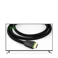 Кабел Ugreen High End HDMI 2.0 nylon braided 4K, 60Hz, 3D, 18Gbps, HDR, ARC Ethernet (HEC) 48 bit 1,5m. (HD118 40409), Черен