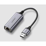Адаптер Ugreen USB 3.2 Gen 1 1000 Mbps Gigabit Ethernet external network adapter (CM209 50922), Сив