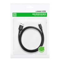 Кабел Ugreen micro USB, 2,4A, 480 Mbps 1,5m. (US289 60137), Черен
