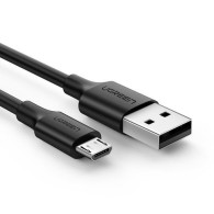 Кабел Ugreen micro USB, 2,4A, 480 Mbps 1,5m. (US289 60137), Черен