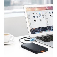 Твърд диск case Ugreen external hard drive HDD SSD housing  SATA 2,5'' USB 3.2 Gen 1 (5 Gbps) micro USB SuperSpeed + кабел (CM23