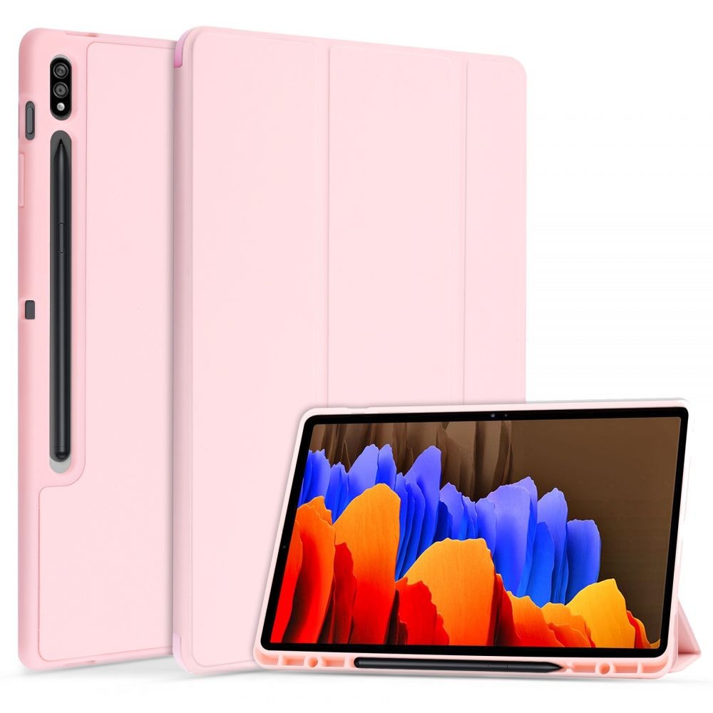 Калъф TECH-PROTECT smartcase Sc Pen за Samsung Galaxy Tab S7 FE 5G 12.4", T730 / T736B, Pink