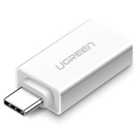 Адаптер Ugreen USB 3.0 (female) - USB Typ C (male) OTG (30155), Бял
